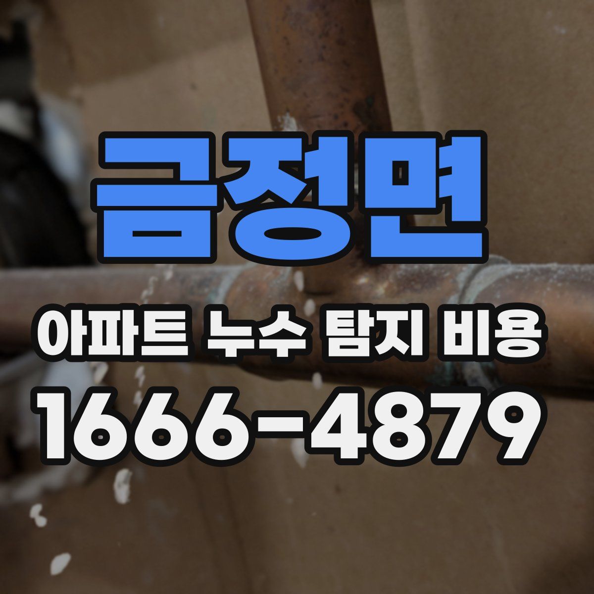 금정면 아파트 누수 탐지 비용