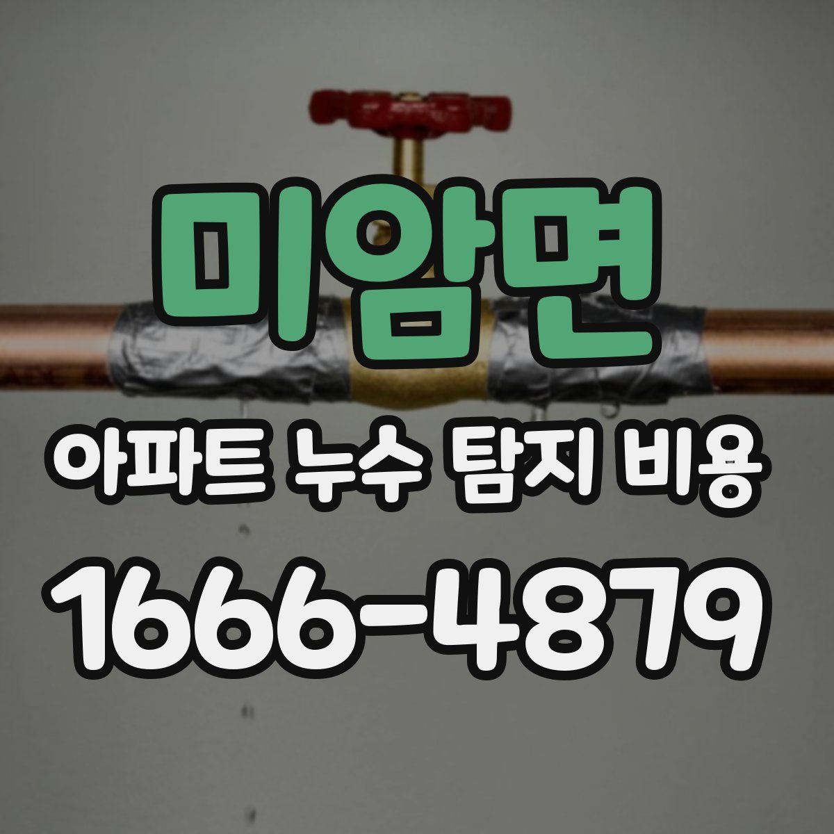 미암면 아파트 누수 탐지 비용