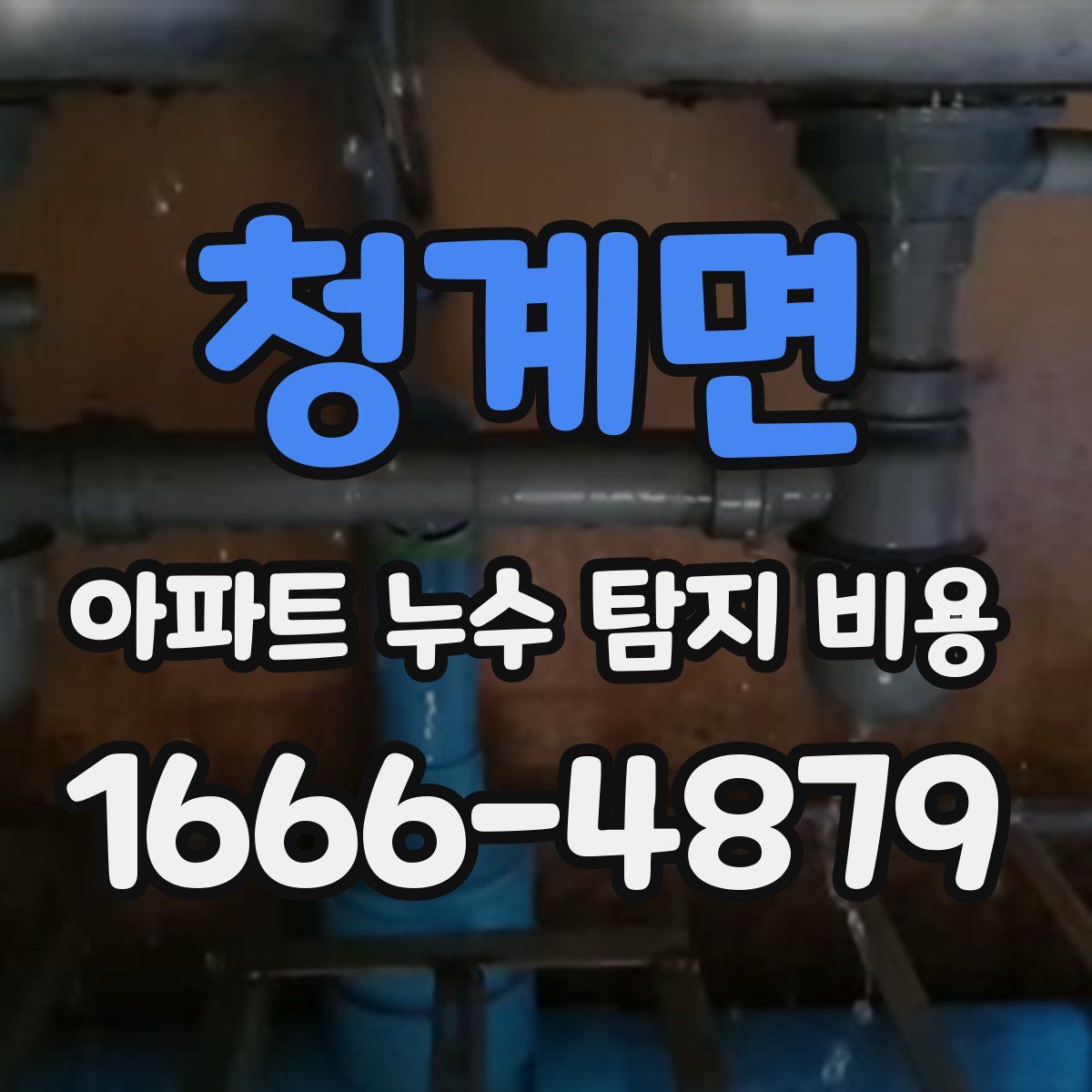 청계면 아파트 누수 탐지 비용