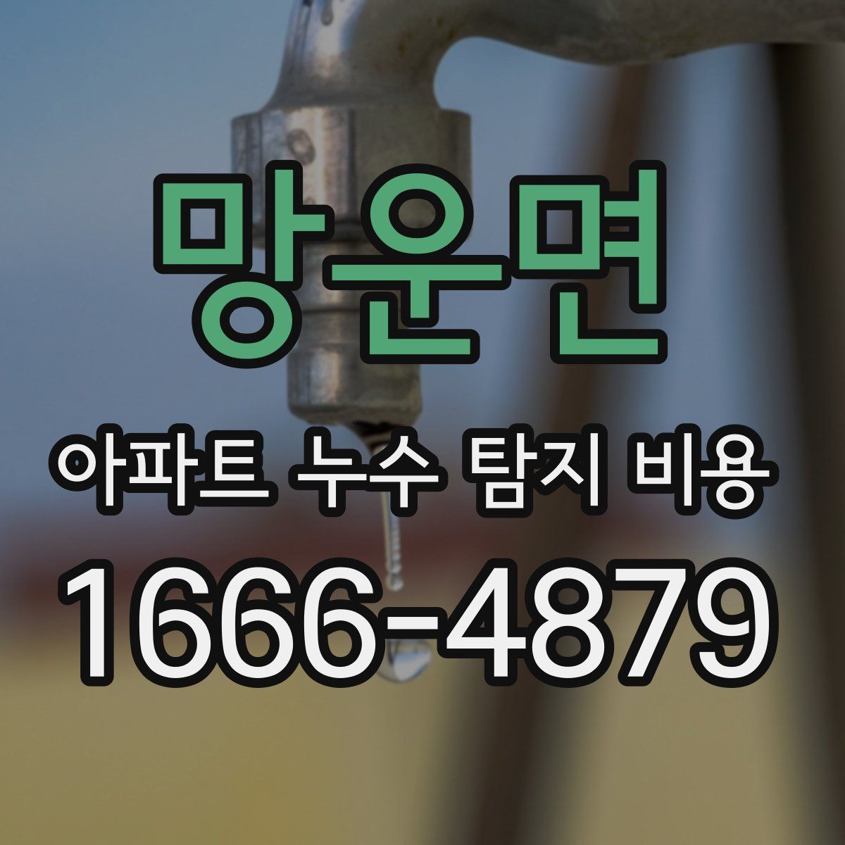 망운면 아파트 누수 탐지 비용