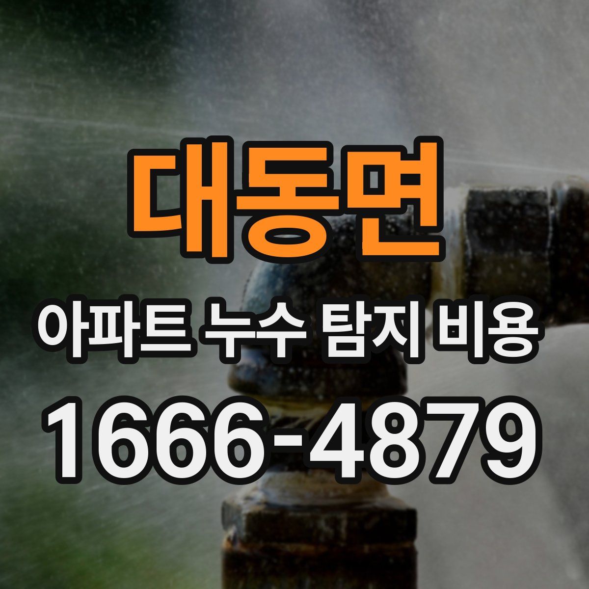 대동면 아파트 누수 탐지 비용
