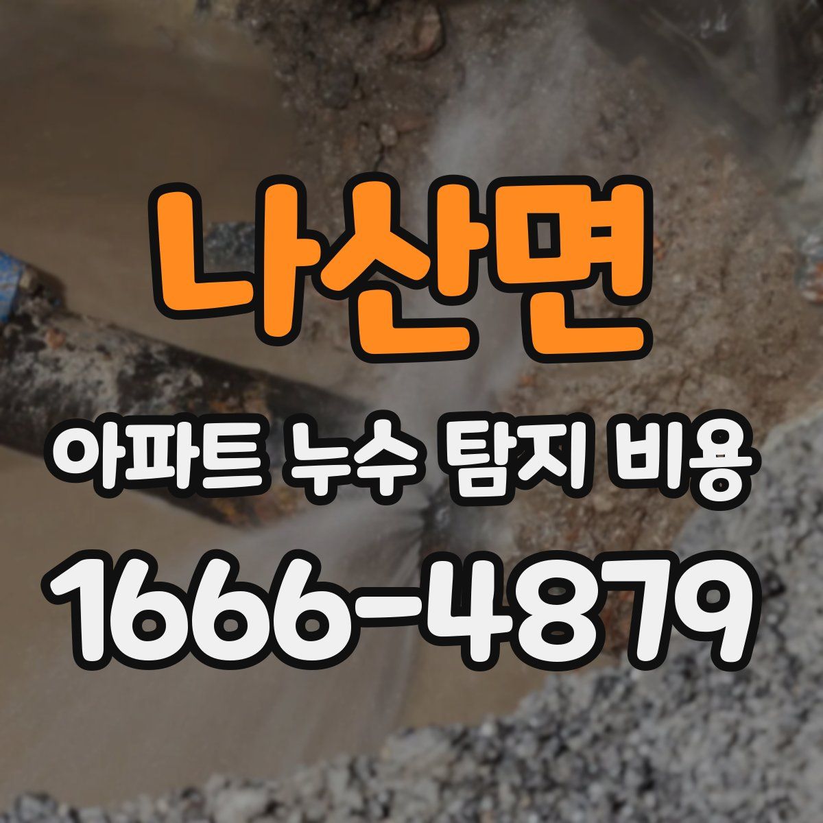 나산면 아파트 누수 탐지 비용