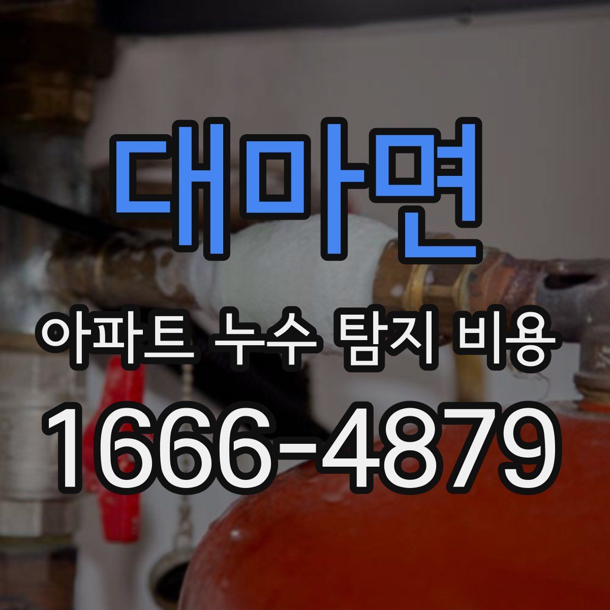 대마면 아파트 누수 탐지 비용