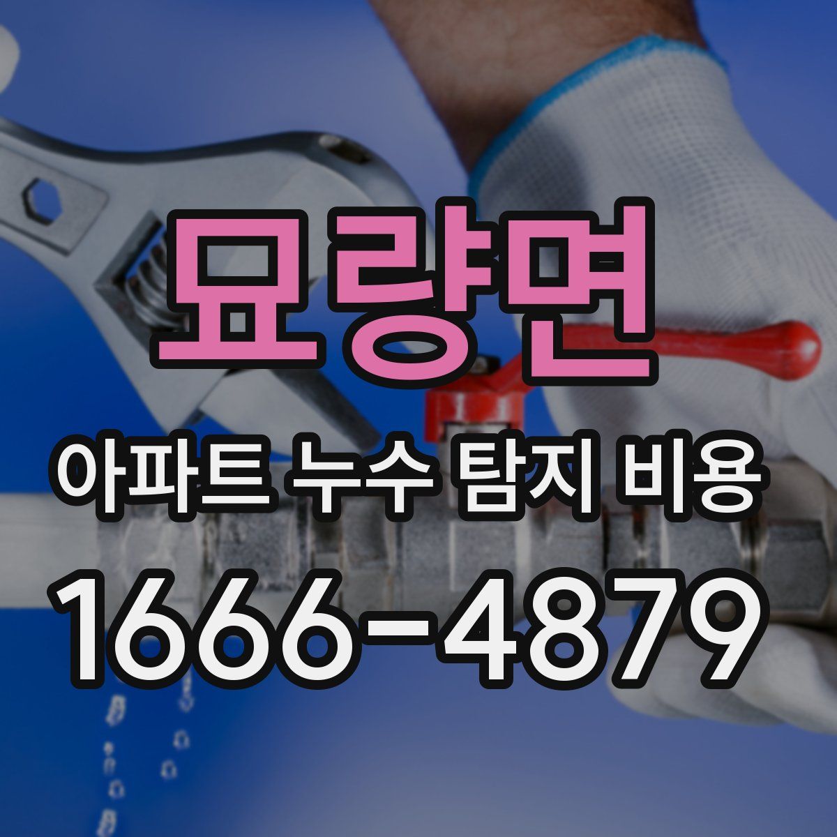 묘량면 아파트 누수 탐지 비용