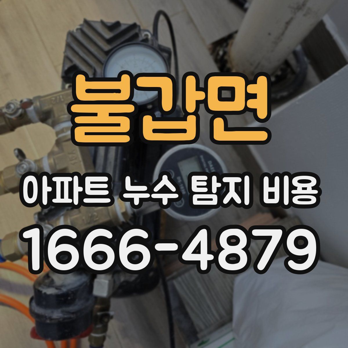 불갑면 아파트 누수 탐지 비용