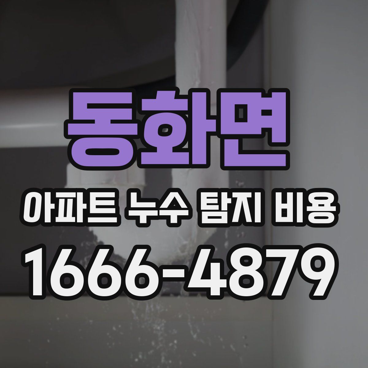 동화면 아파트 누수 탐지 비용
