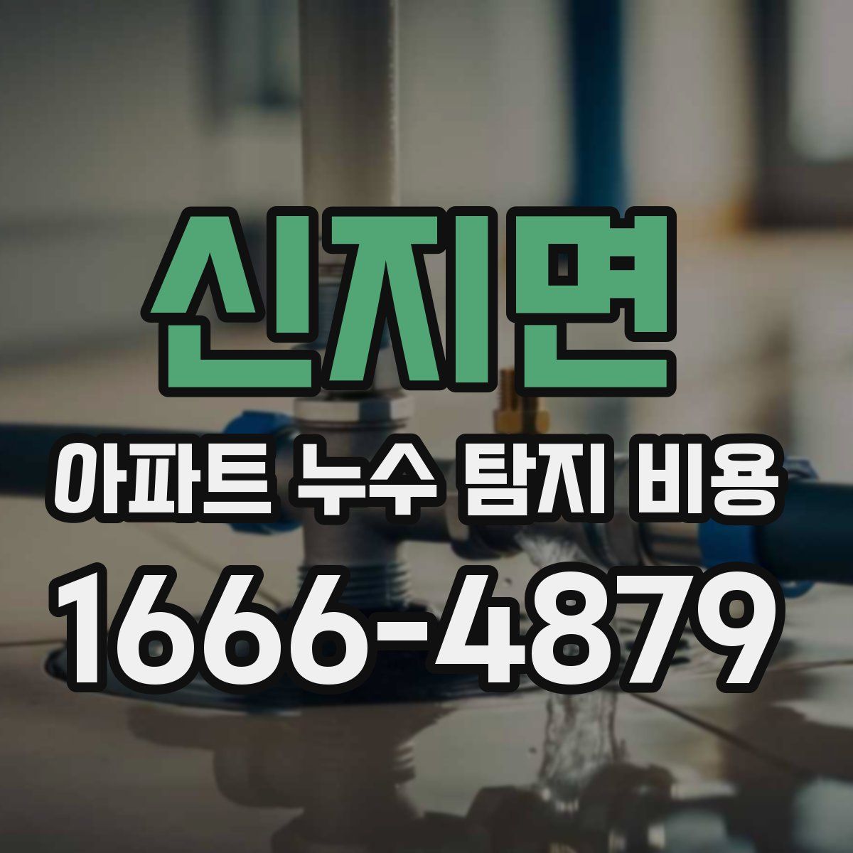 신지면 아파트 누수 탐지 비용