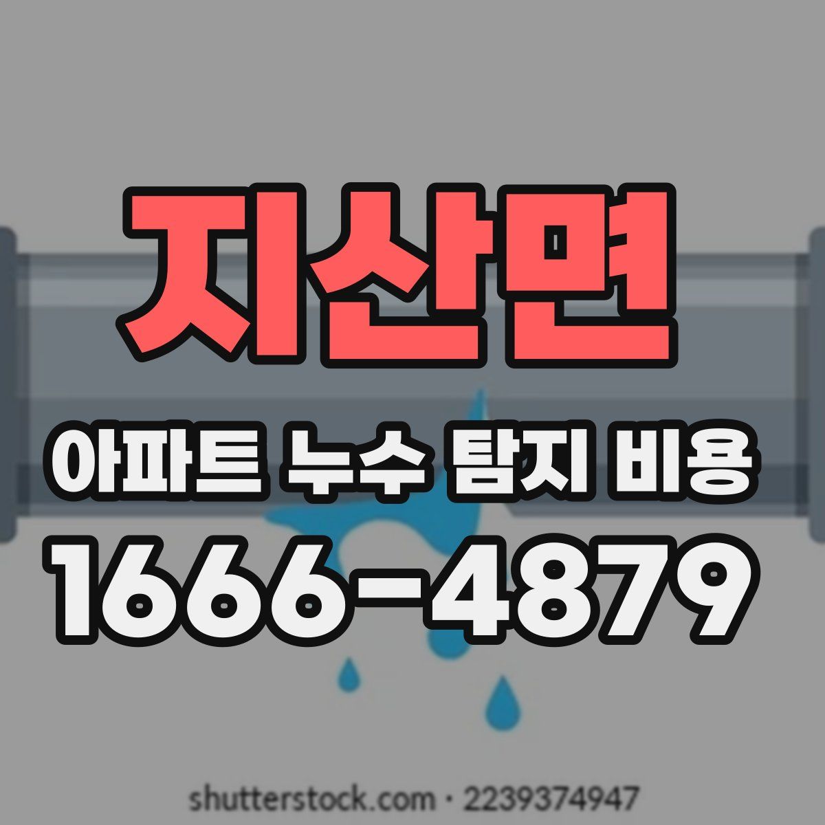 지산면 아파트 누수 탐지 비용