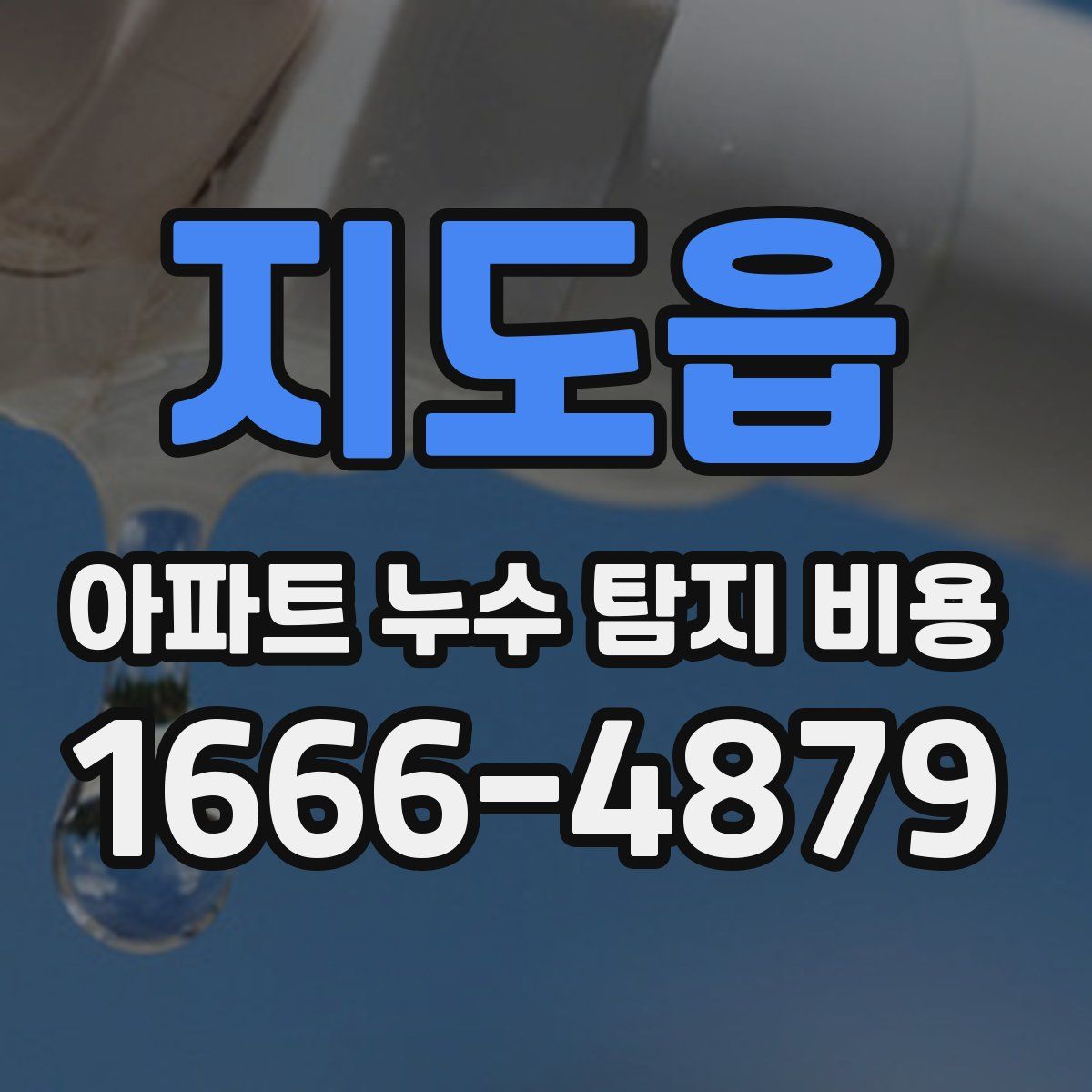 지도읍 아파트 누수 탐지 비용