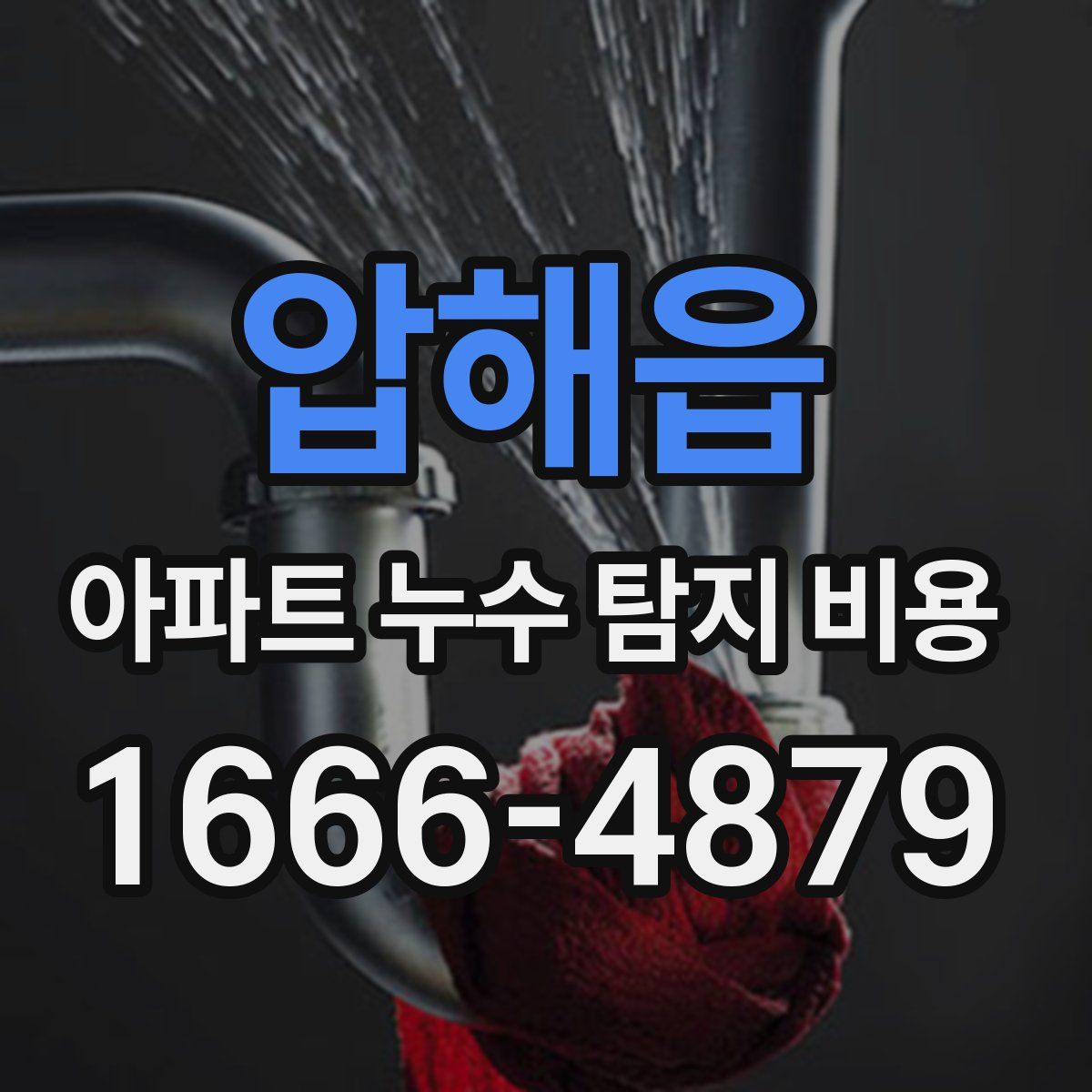 압해읍 아파트 누수 탐지 비용
