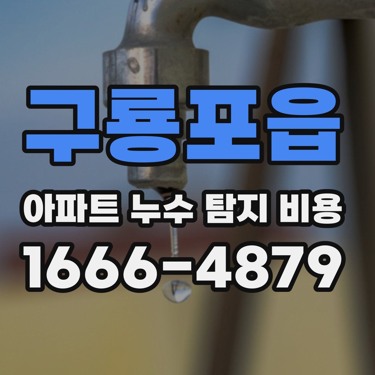 구룡포읍 아파트 누수 탐지 비용