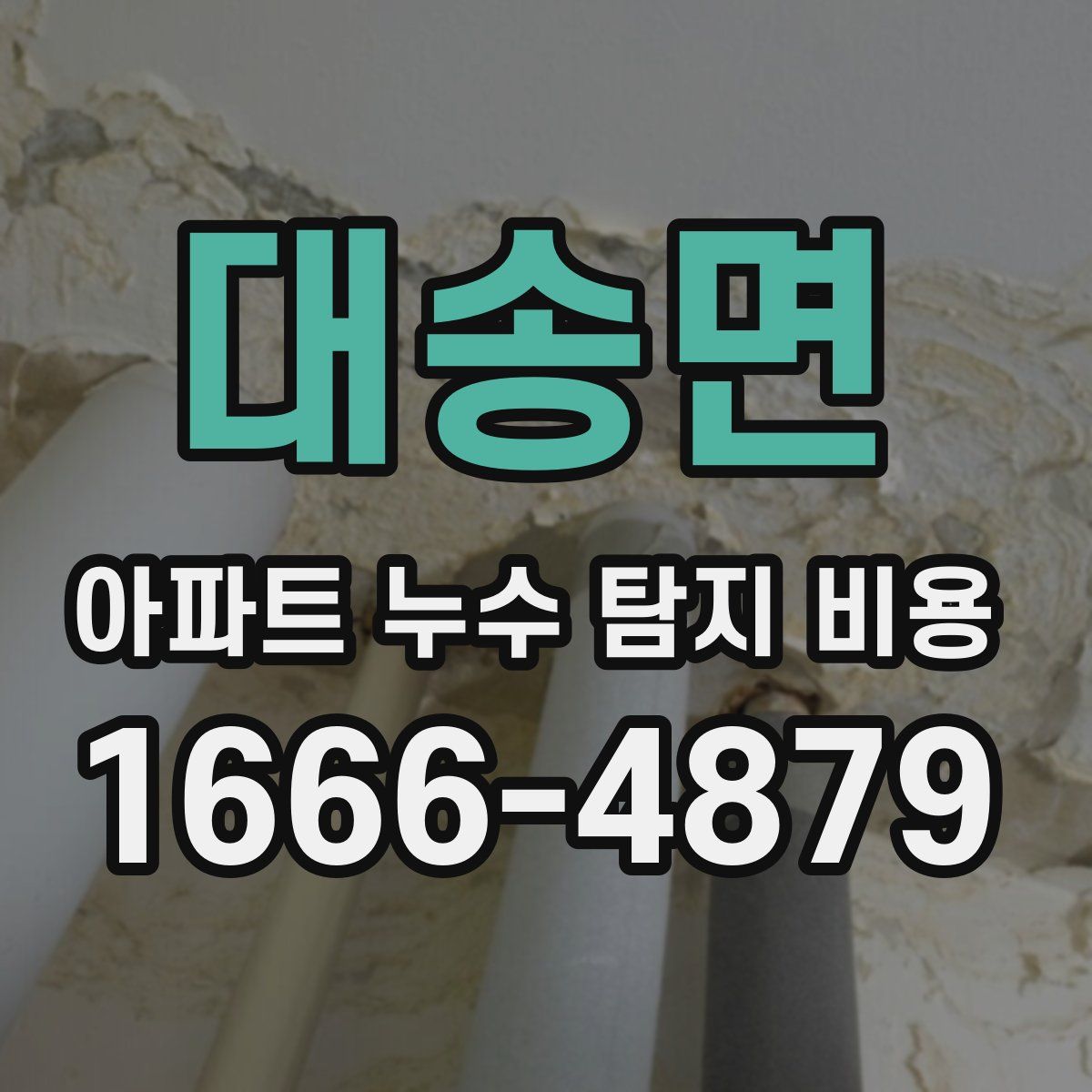 대송면 아파트 누수 탐지 비용