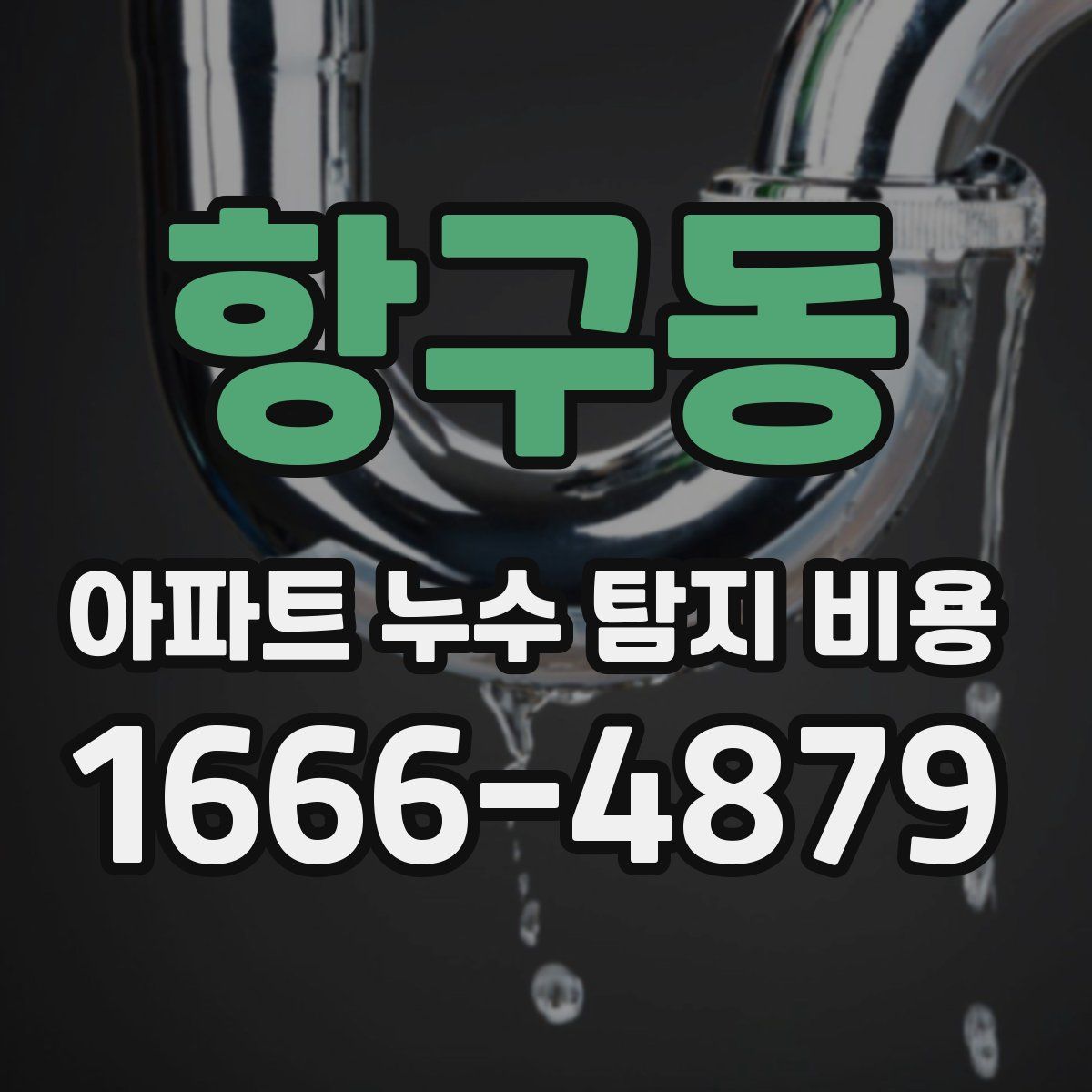항구동 아파트 누수 탐지 비용