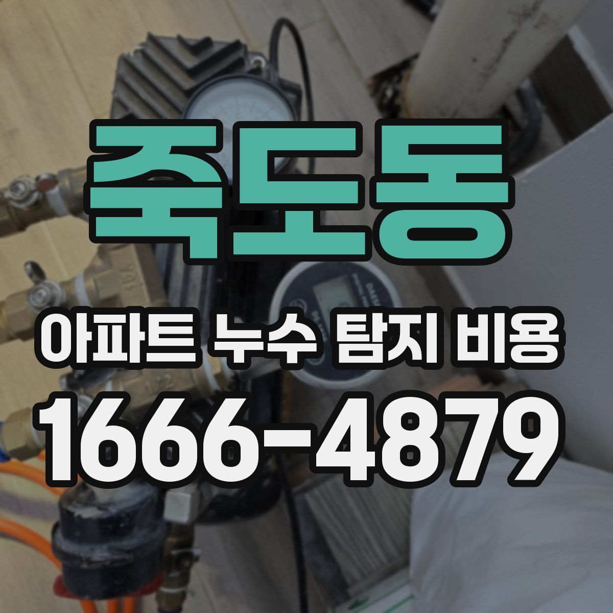 죽도동 아파트 누수 탐지 비용
