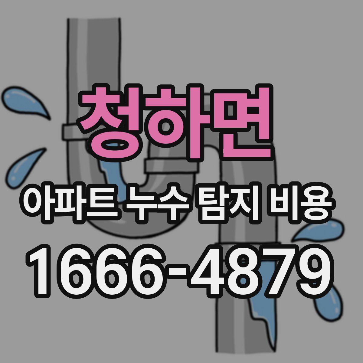 청하면 아파트 누수 탐지 비용
