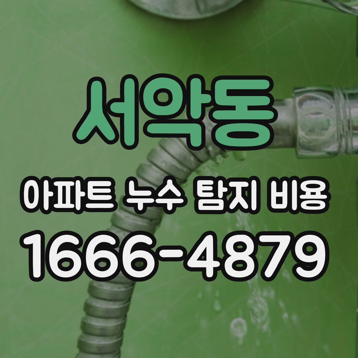 서악동 아파트 누수 탐지 비용