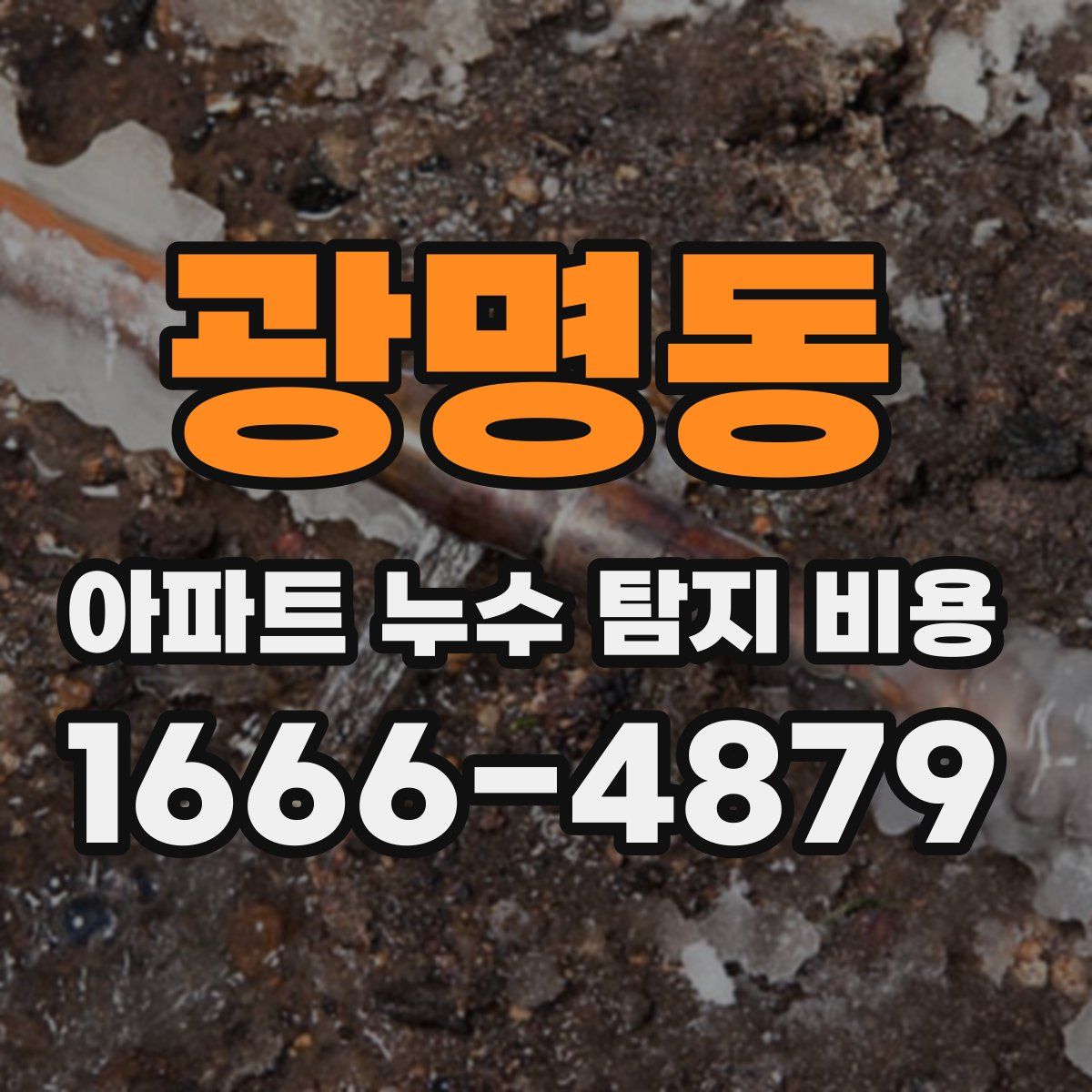 광명동 아파트 누수 탐지 비용