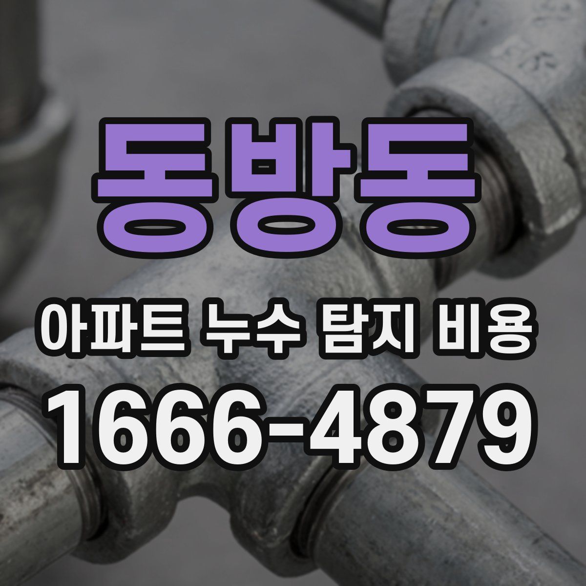 동방동 아파트 누수 탐지 비용