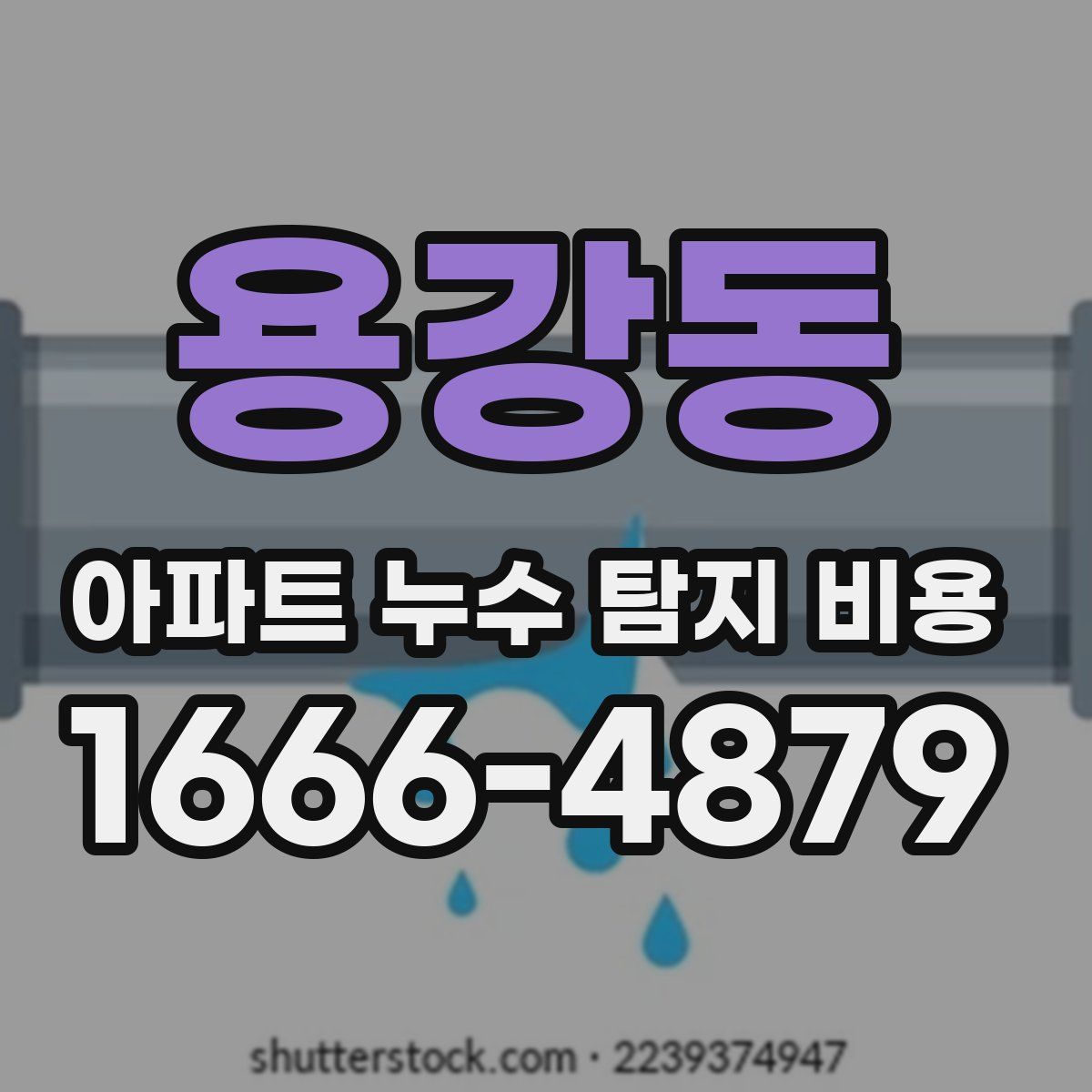용강동 아파트 누수 탐지 비용