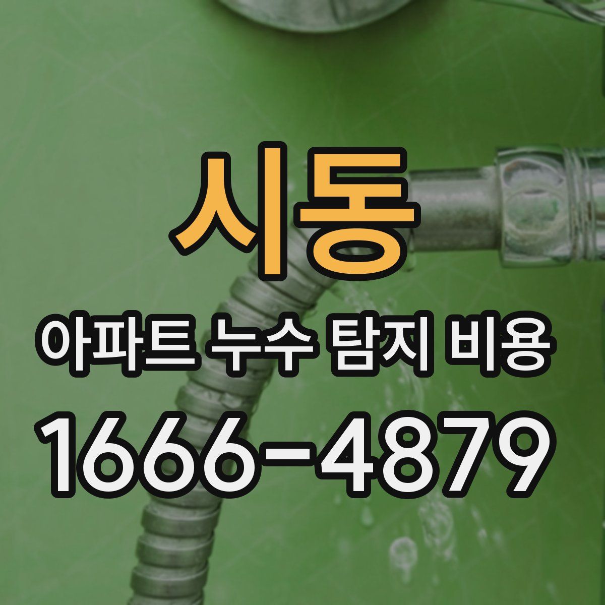 시동 아파트 누수 탐지 비용
