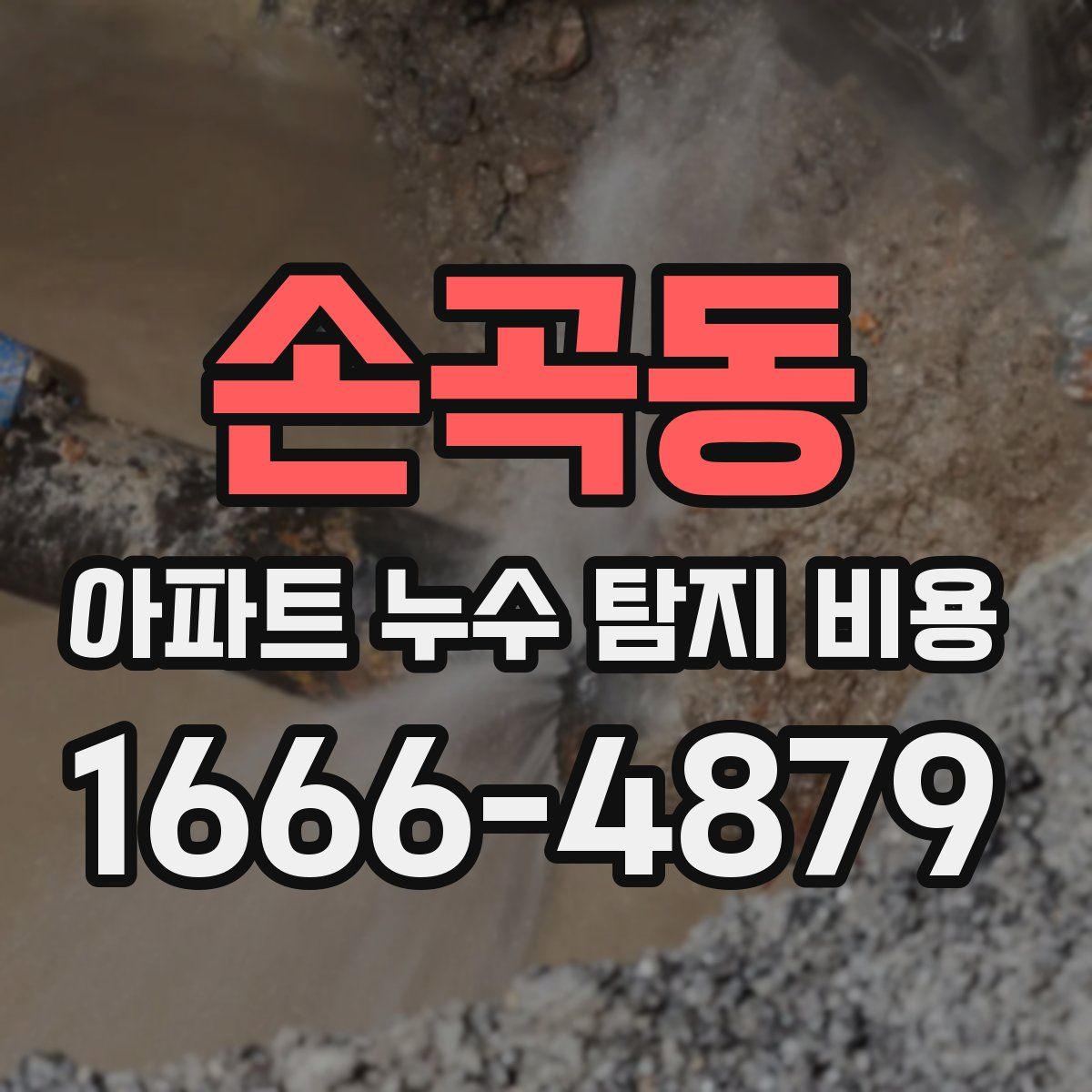 손곡동 아파트 누수 탐지 비용