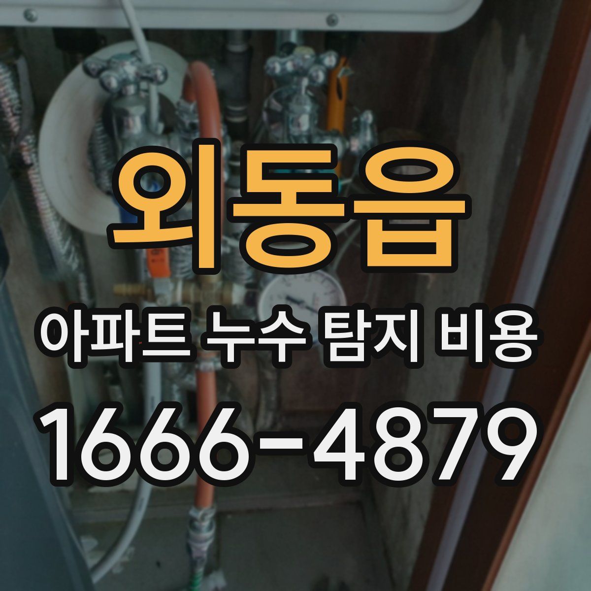 외동읍 아파트 누수 탐지 비용