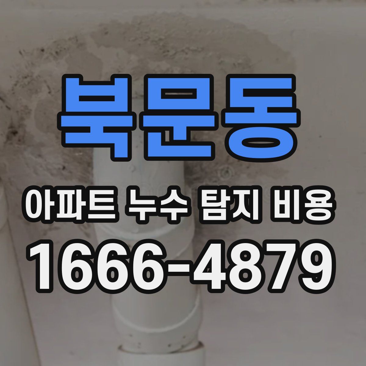 북문동 아파트 누수 탐지 비용