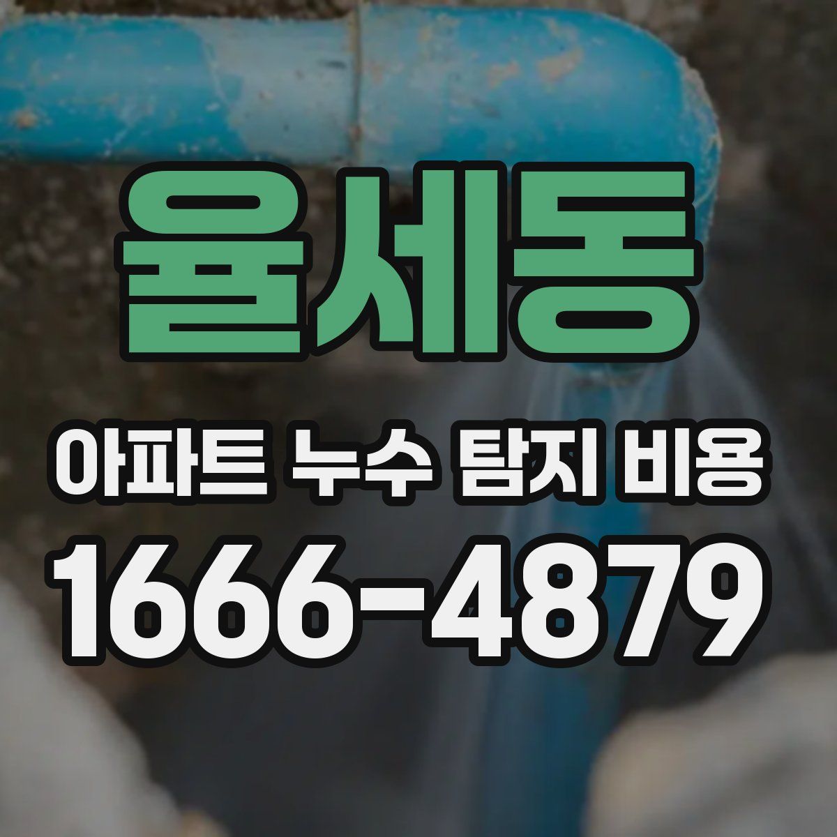 율세동 아파트 누수 탐지 비용