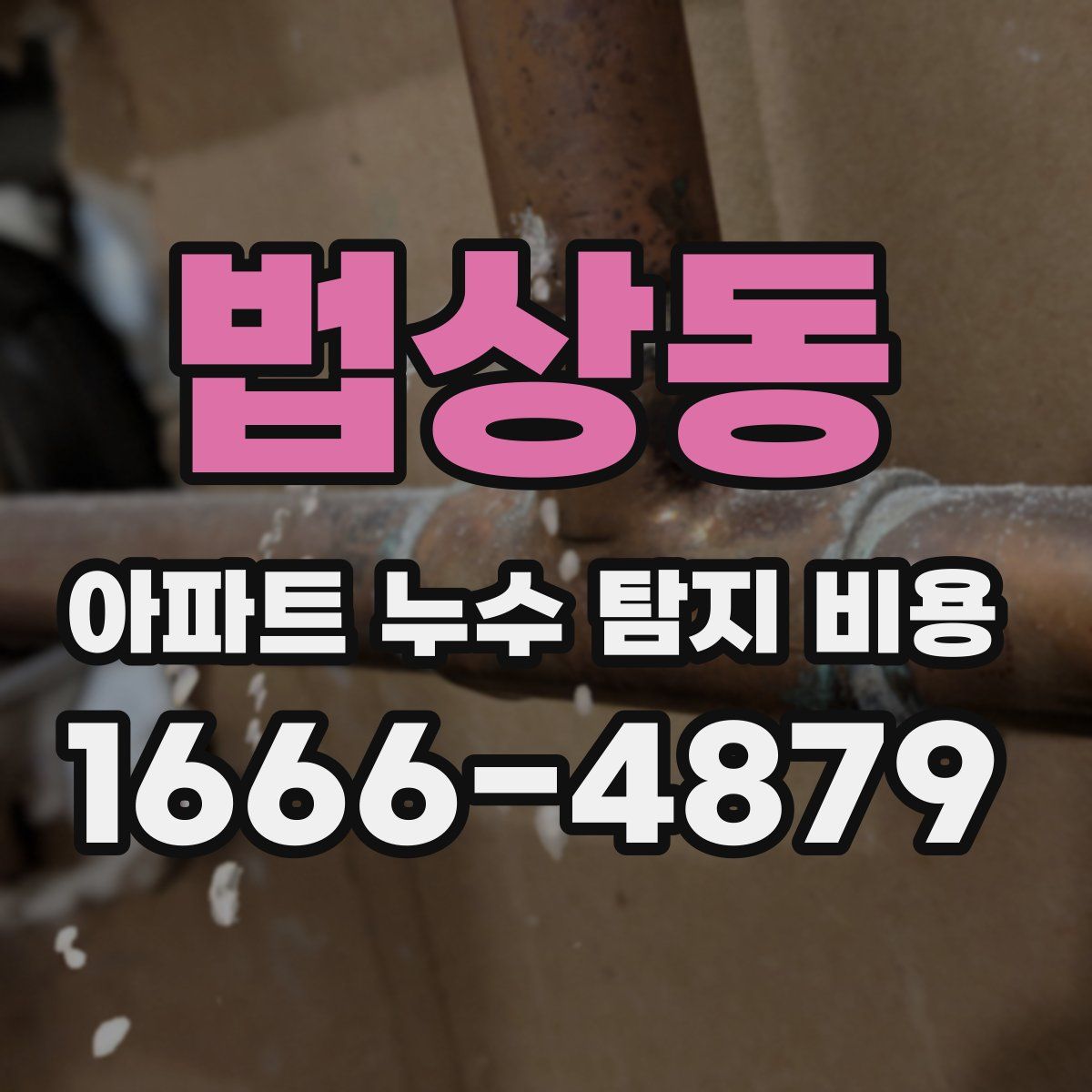 법상동 아파트 누수 탐지 비용