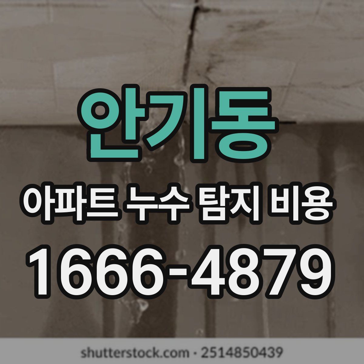 안기동 아파트 누수 탐지 비용