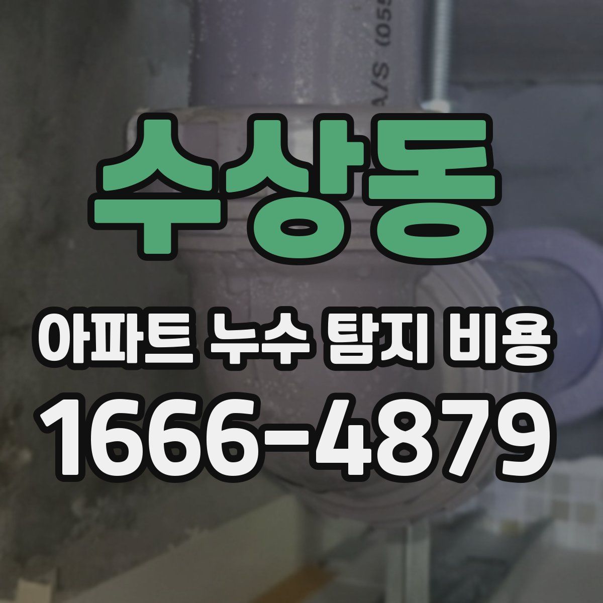 수상동 아파트 누수 탐지 비용