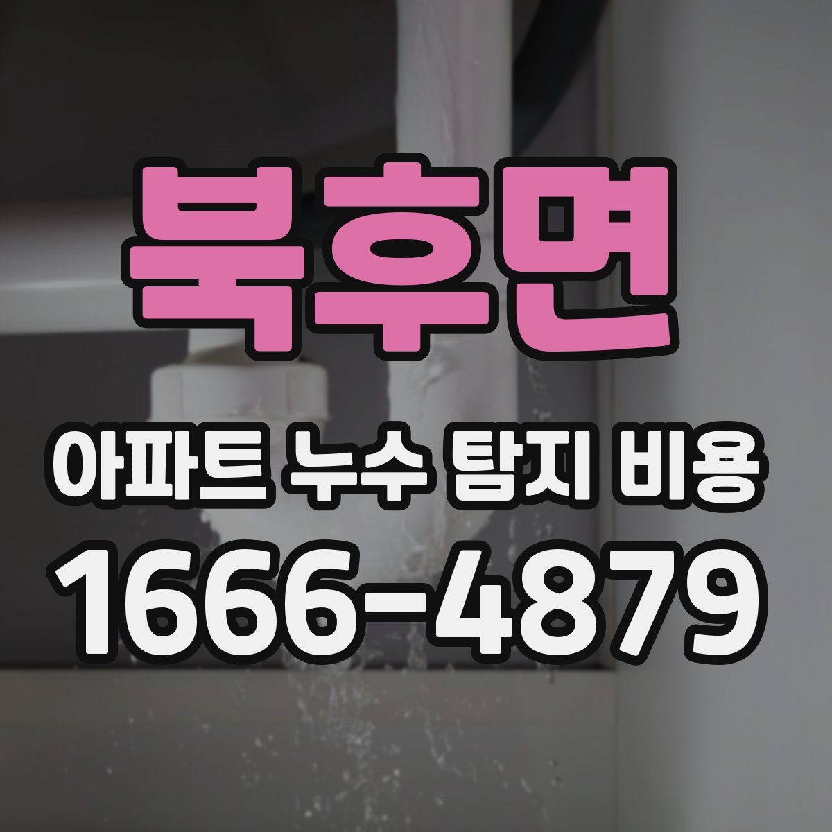 북후면 아파트 누수 탐지 비용