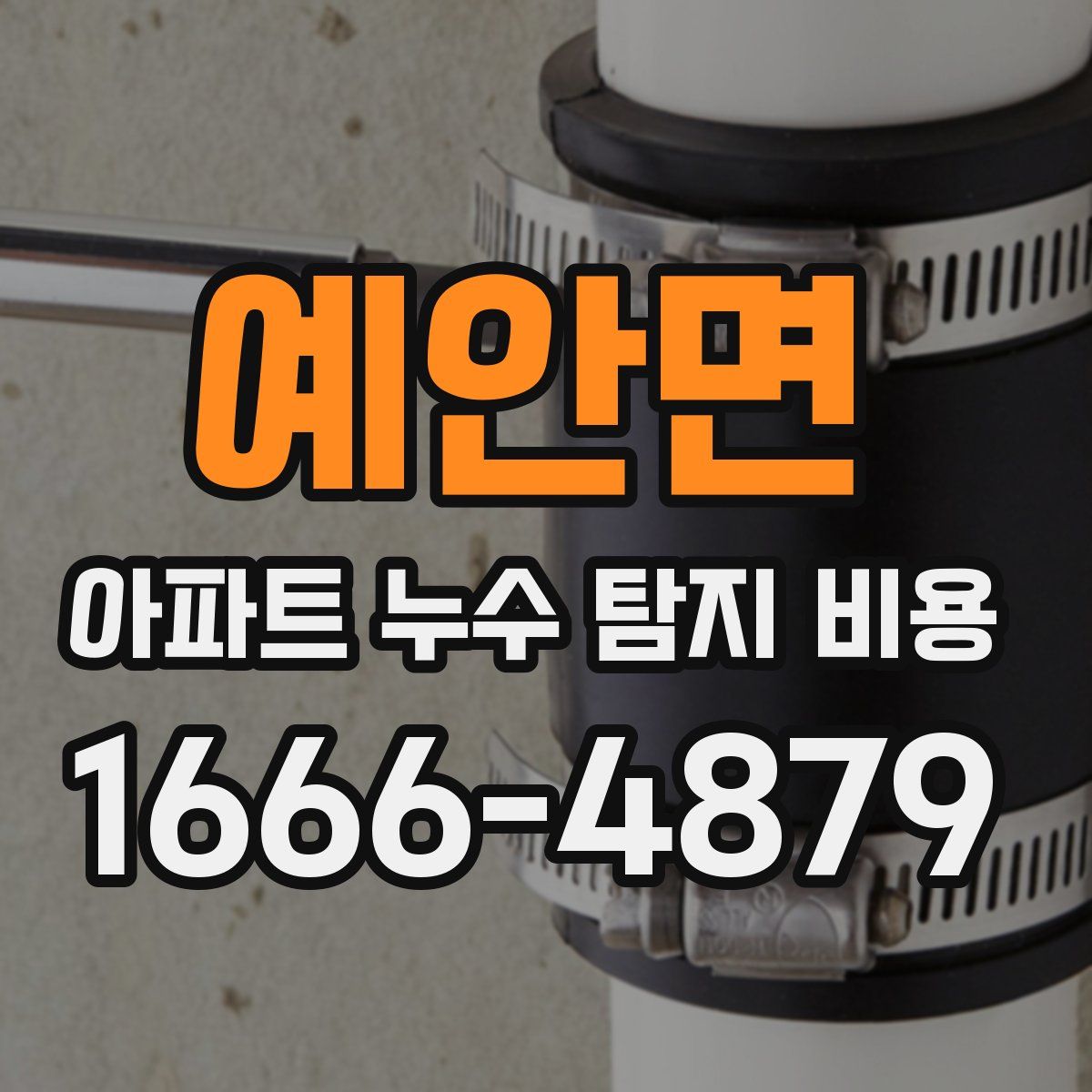 예안면 아파트 누수 탐지 비용