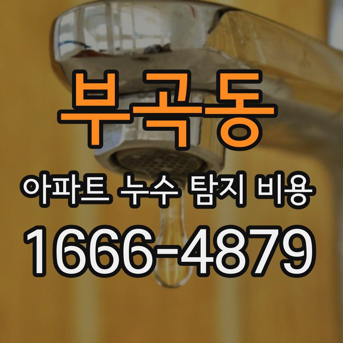 부곡동 아파트 누수 탐지 비용