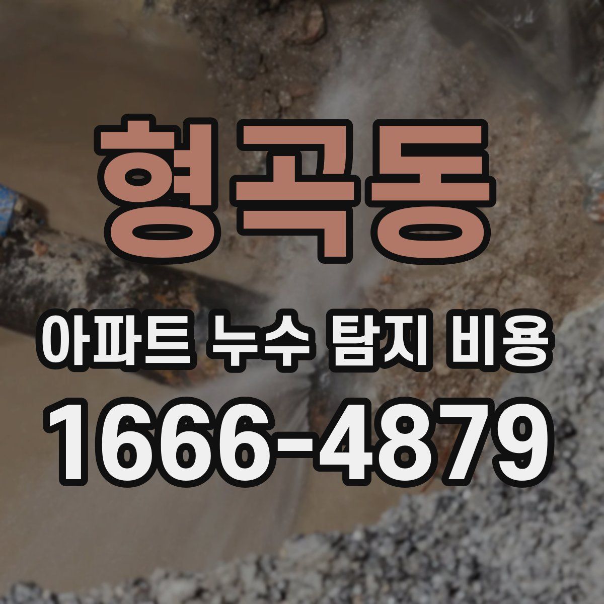 형곡동 아파트 누수 탐지 비용