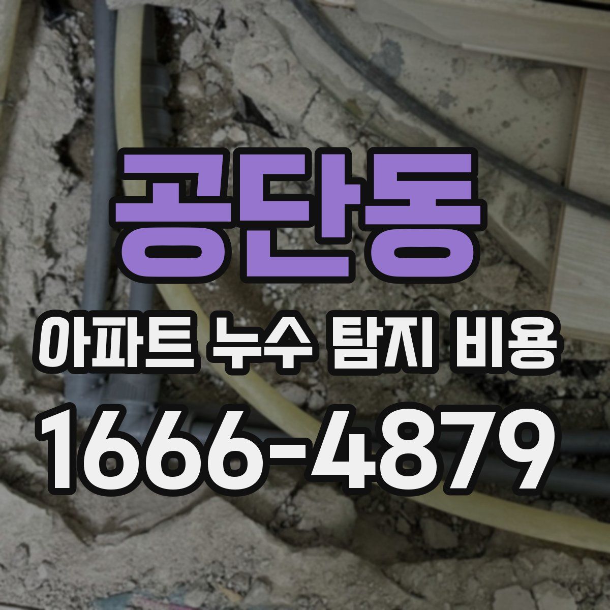공단동 아파트 누수 탐지 비용