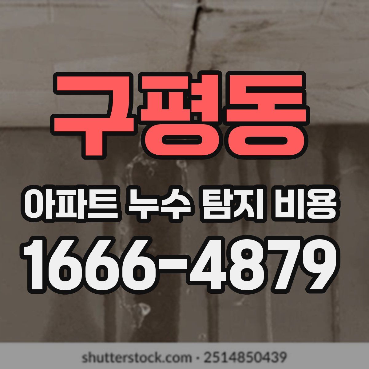 구평동 아파트 누수 탐지 비용