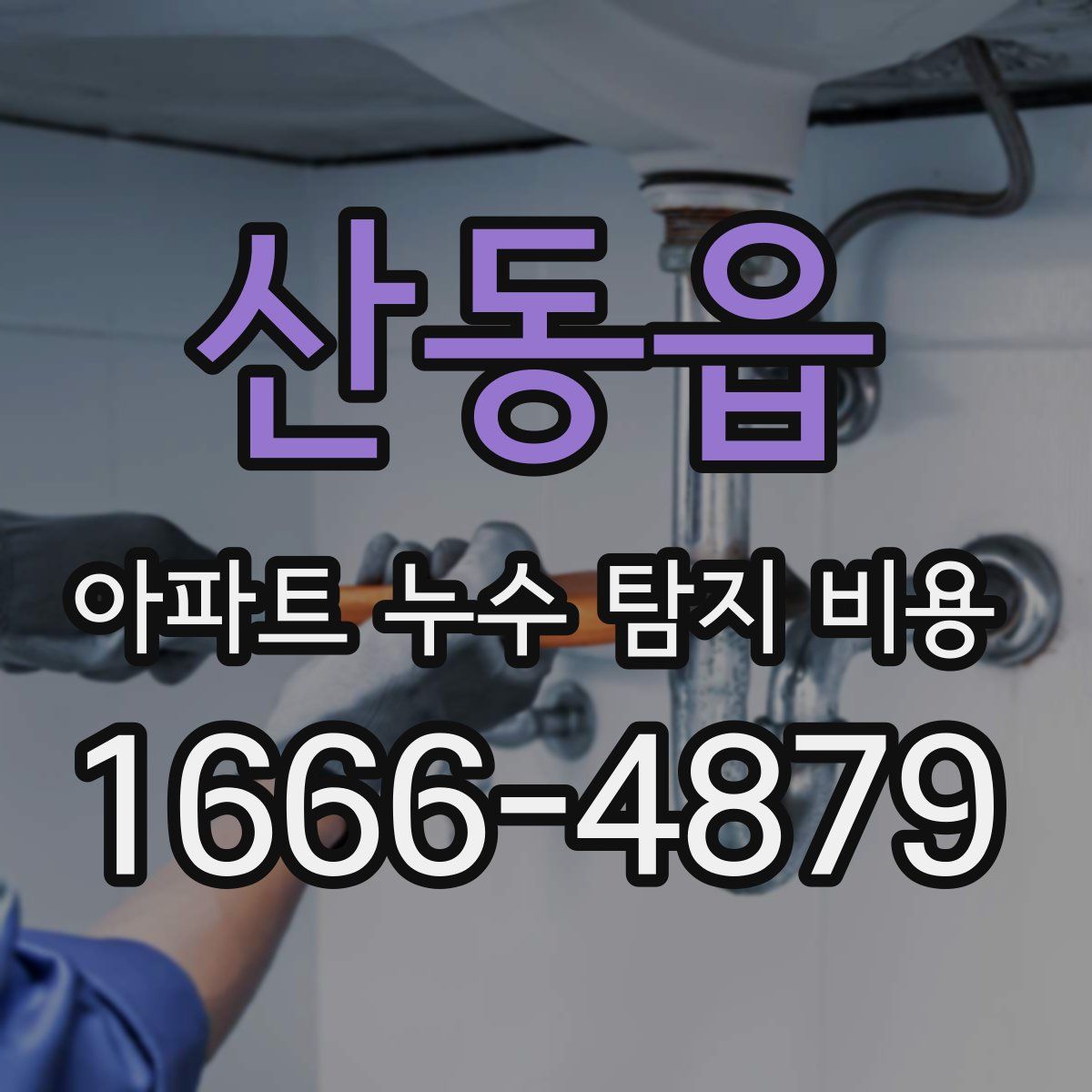 산동읍 아파트 누수 탐지 비용