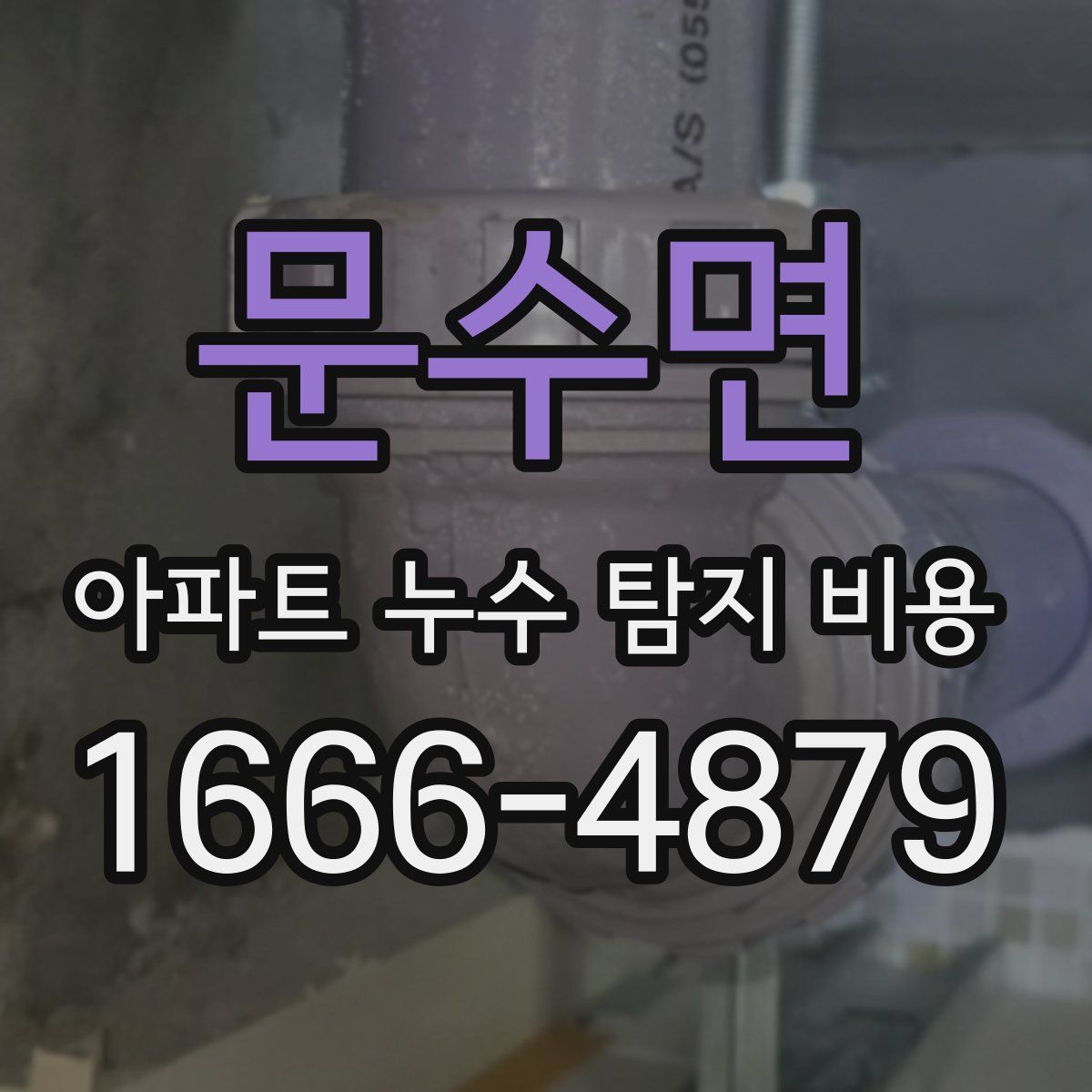 문수면 아파트 누수 탐지 비용