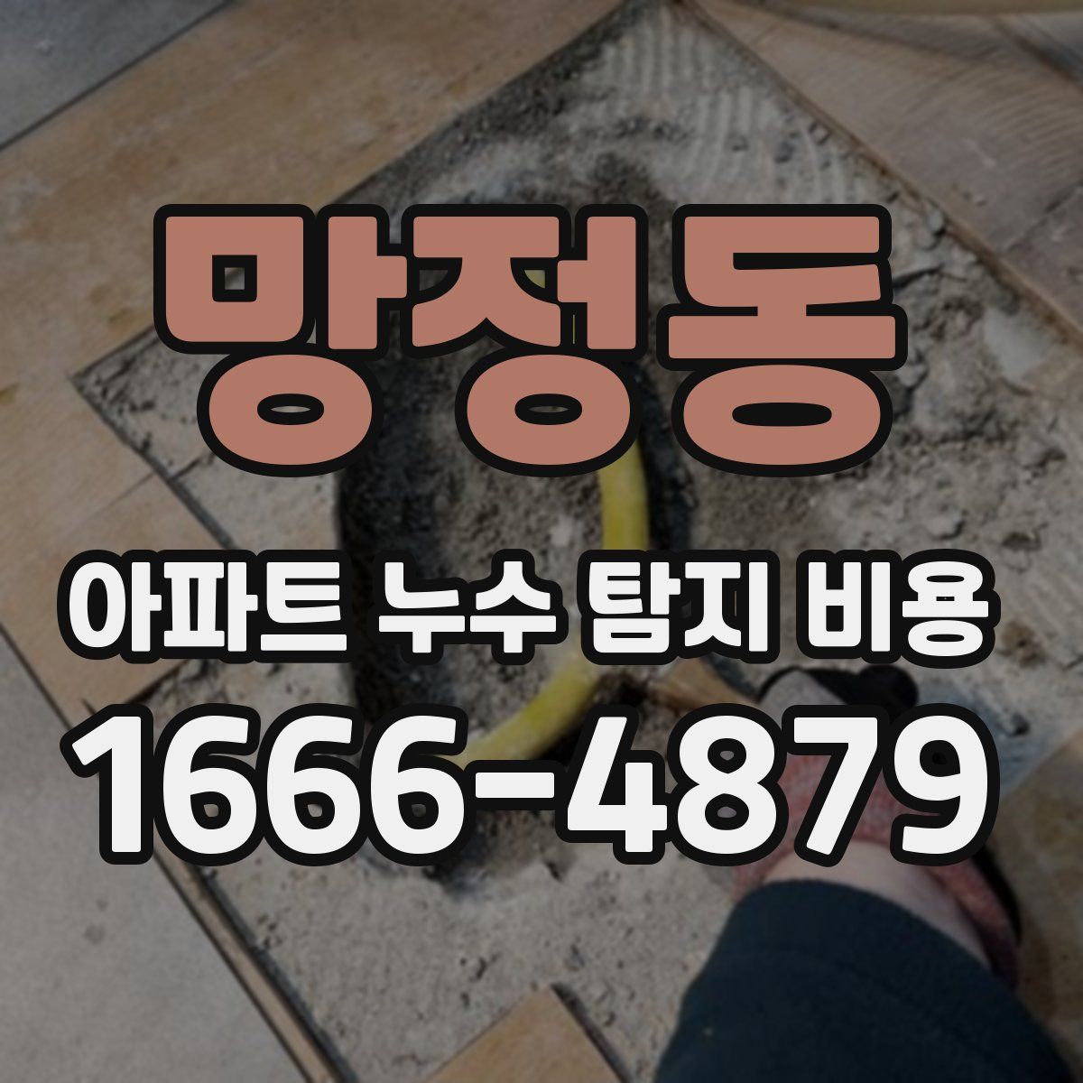 망정동 아파트 누수 탐지 비용
