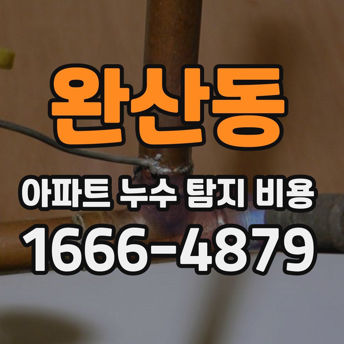 완산동 아파트 누수 탐지 비용