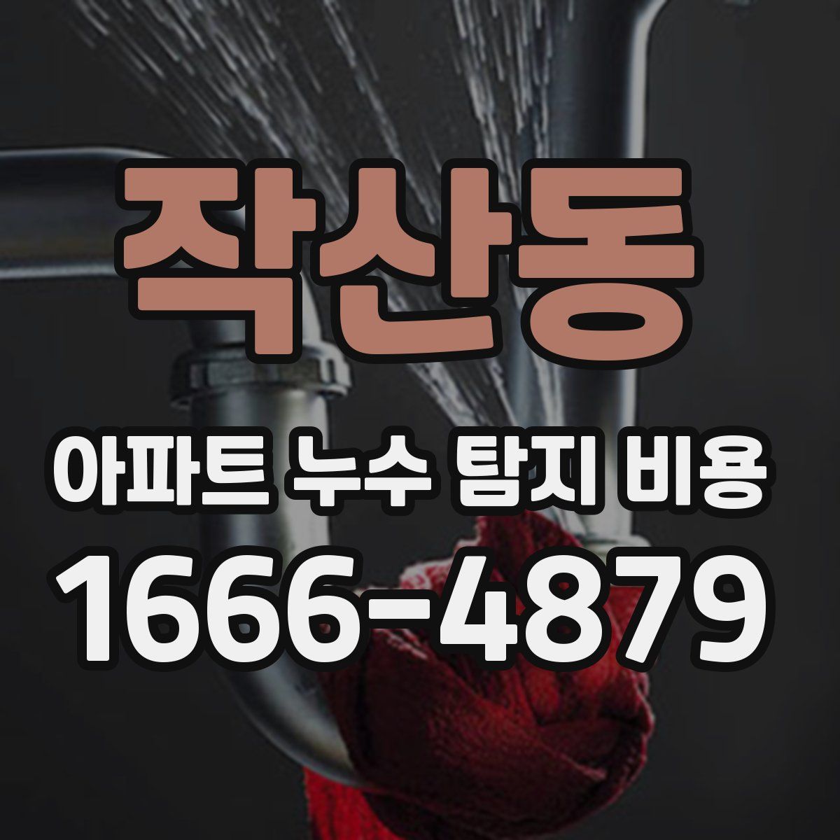 작산동 아파트 누수 탐지 비용