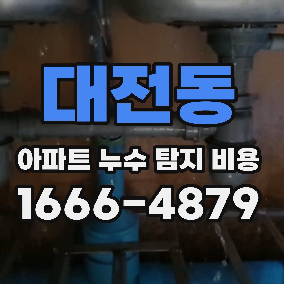 대전동 아파트 누수 탐지 비용