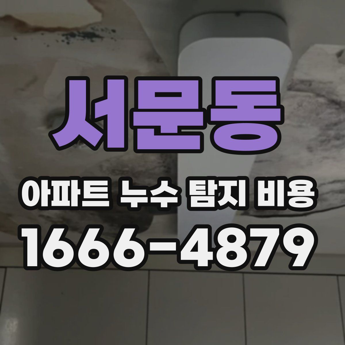 서문동 아파트 누수 탐지 비용
