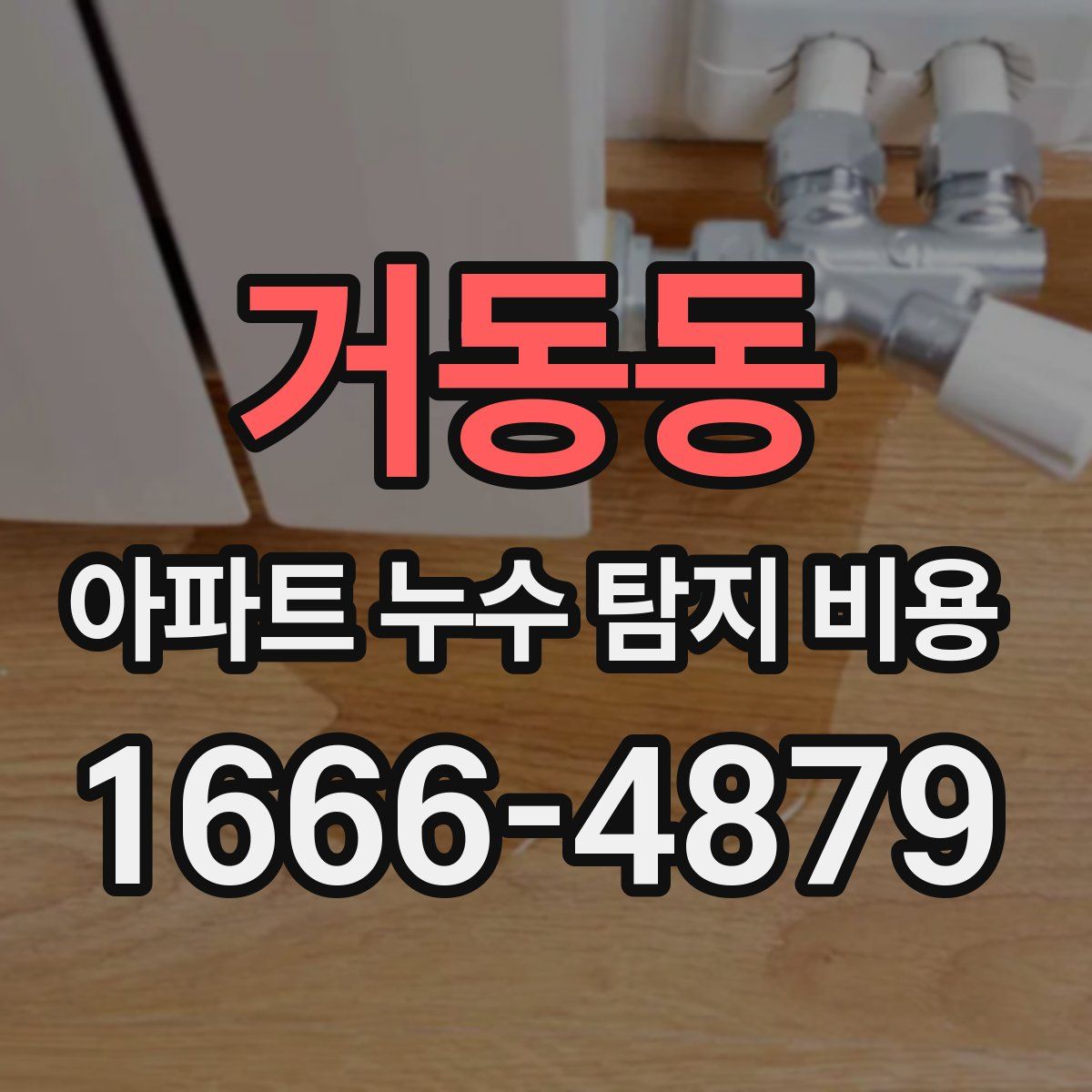 거동동 아파트 누수 탐지 비용
