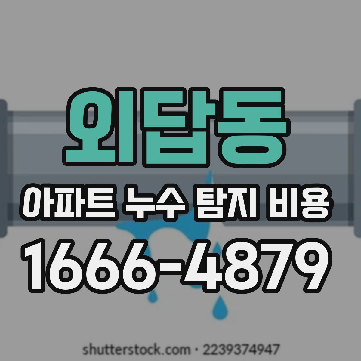 외답동 아파트 누수 탐지 비용