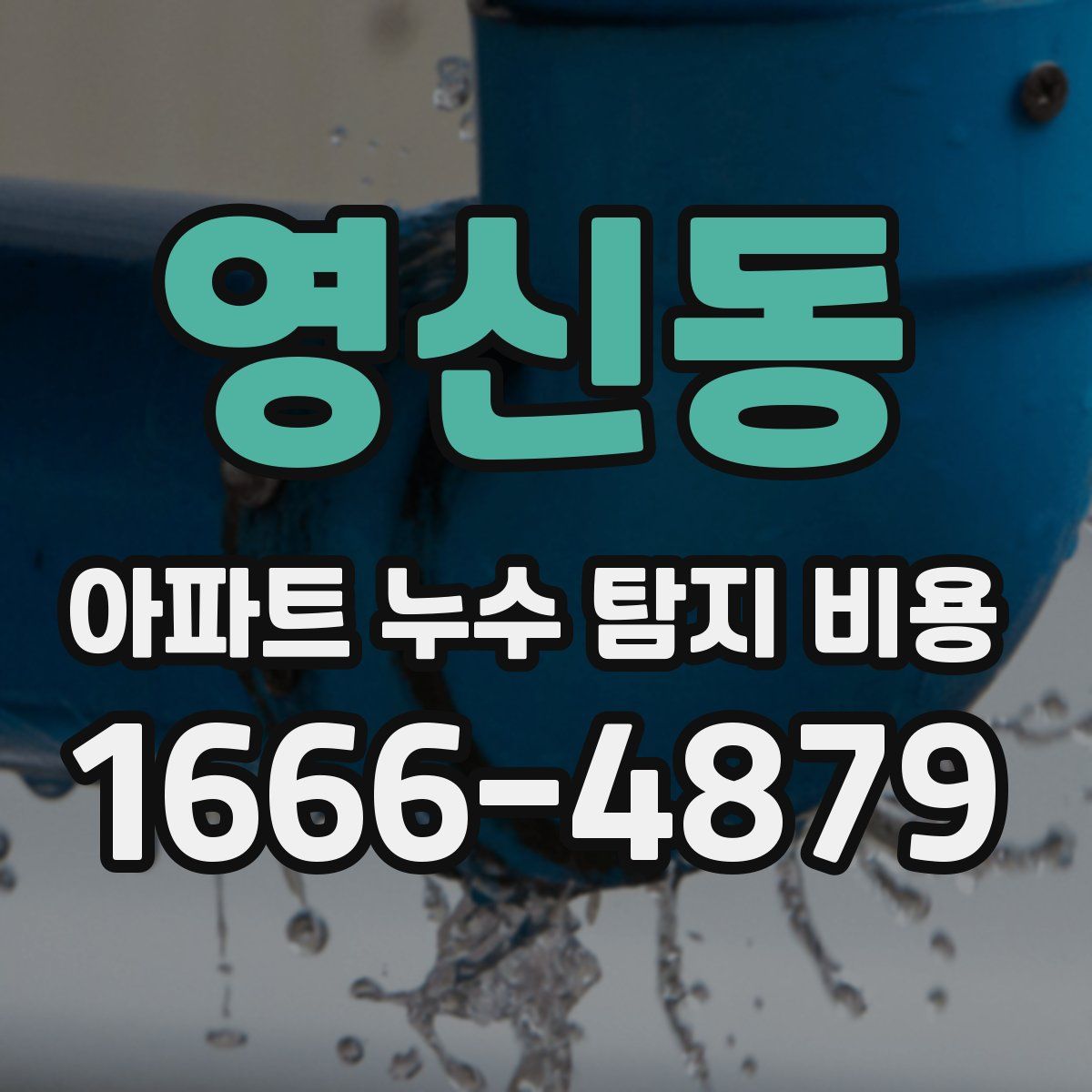 영신동 아파트 누수 탐지 비용