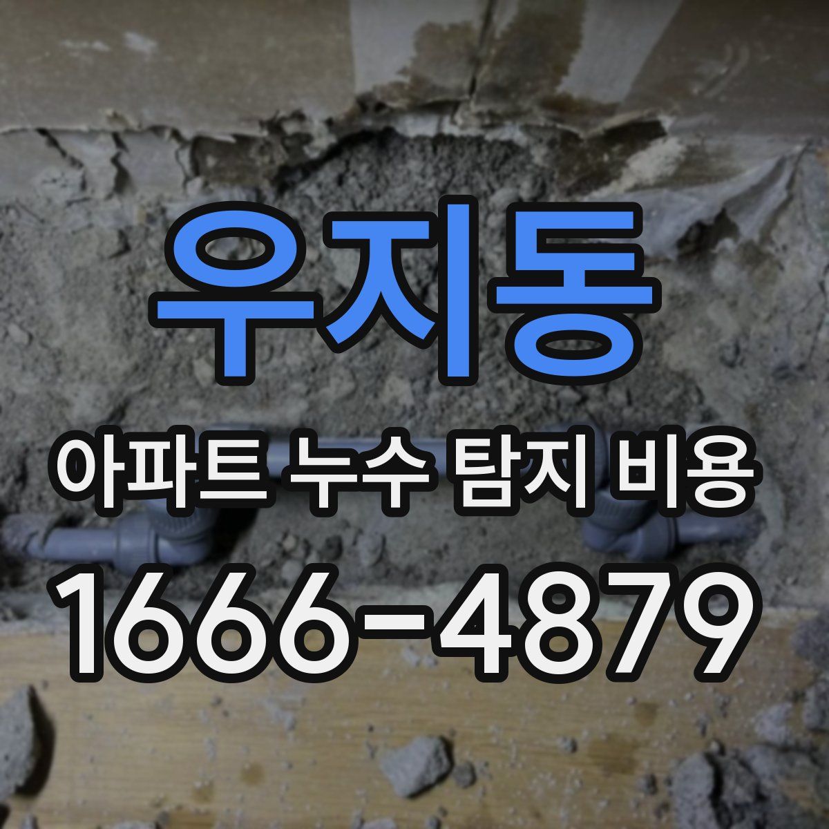 우지동 아파트 누수 탐지 비용