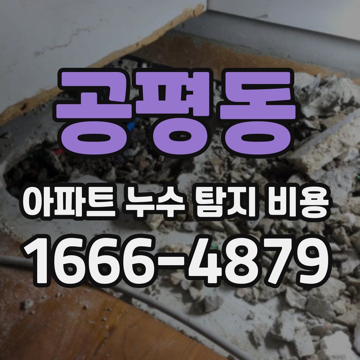 공평동 아파트 누수 탐지 비용