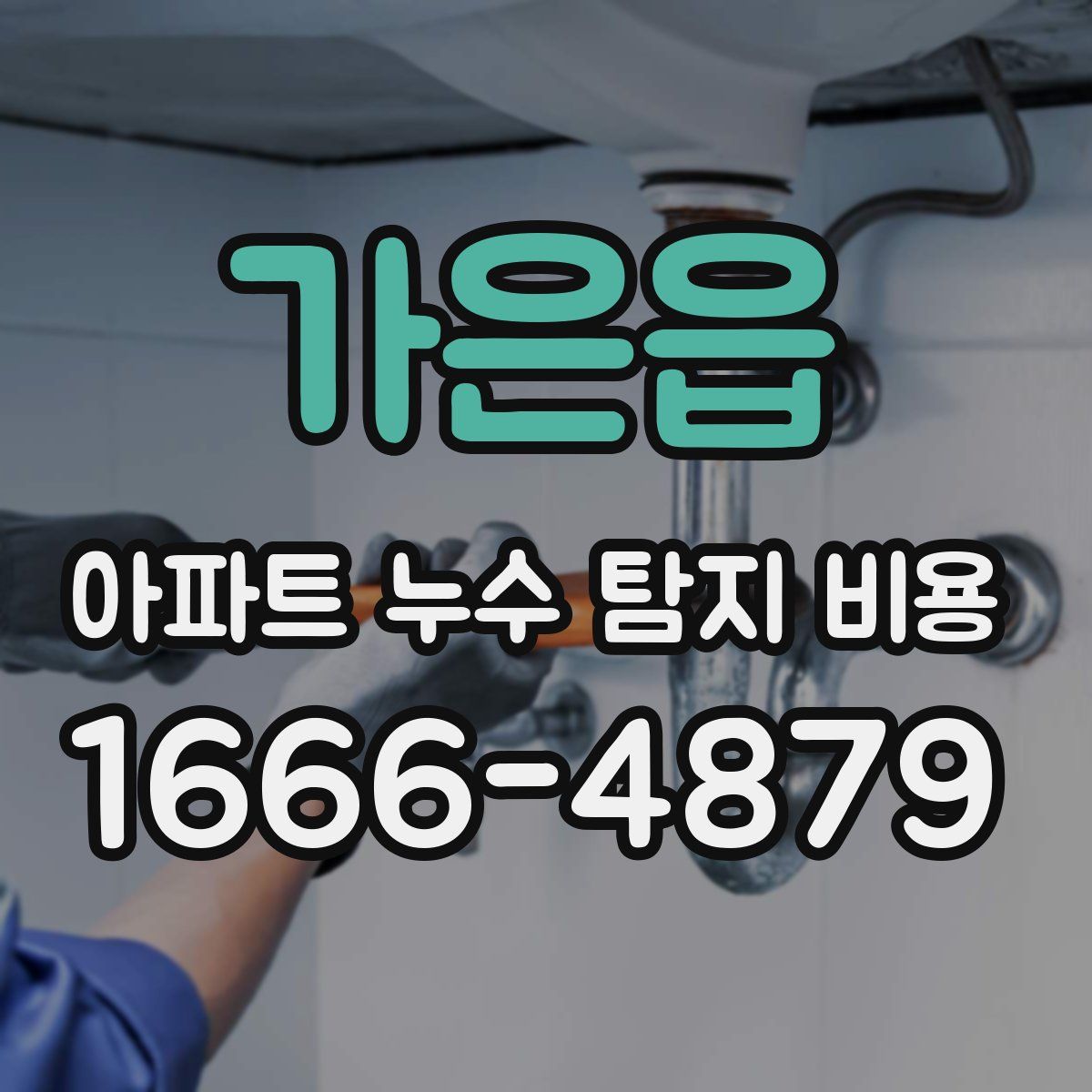 가은읍 아파트 누수 탐지 비용